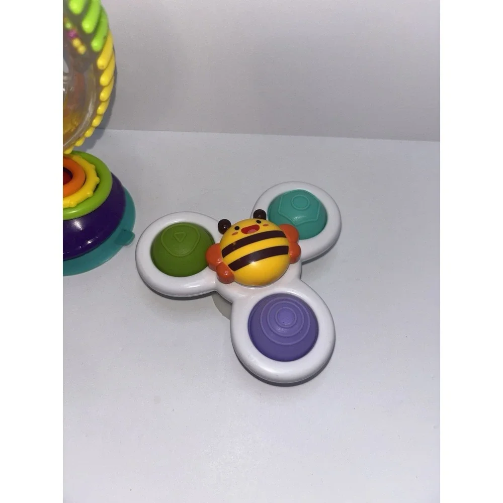 Sassy Wonder Wheel Activity Center & Tohibee Baby High Chair Spinner Toy Suction